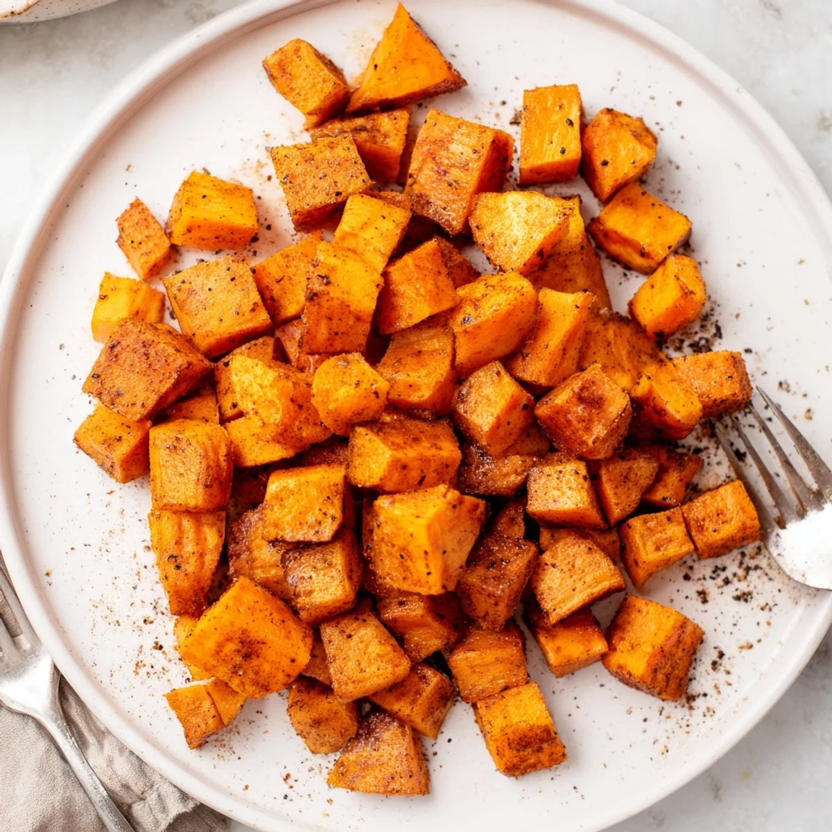 Roasted Sweet Potatoes with Cinnamon