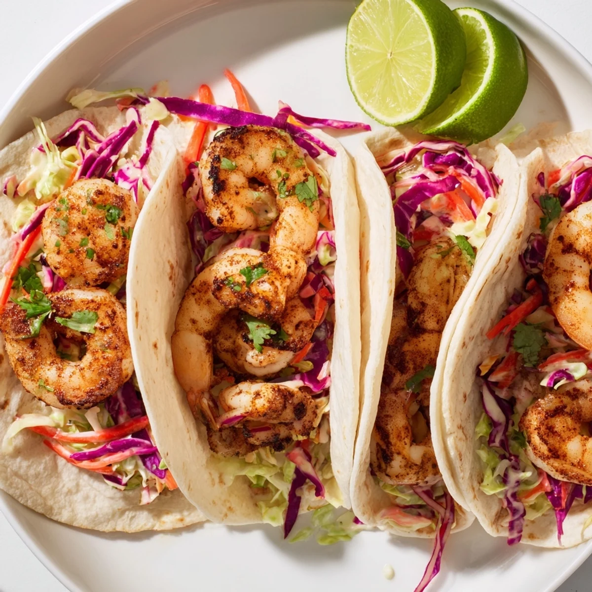 Cajun Shrimp Tacos with Slaw feature plump, spice-rubbed shrimp nestled under crisp, tangy slaw for a vibrant bite.