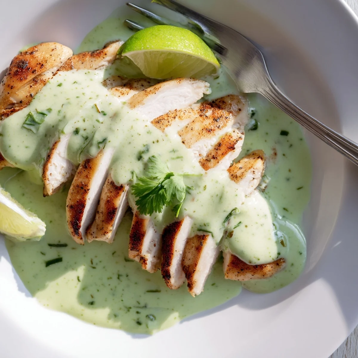 Oven-baked Tomatillo Ranch Chicken resting, juices glistening, perfect for tacos