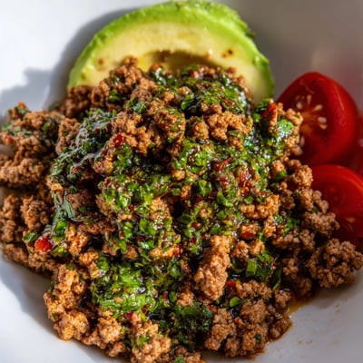 Chimichurri Ground Beef Bowls