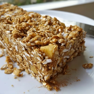 Apple Peanut Butter Granola Bars