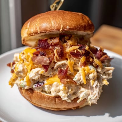 Warm Crack Chicken Sandwiches oozing cheddar and cream cheese, perfect picnic lunch