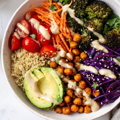 Buddha Bowl with Tahini Dressing