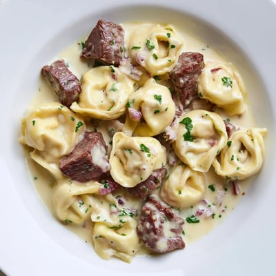 Garlic Steak Tortellini